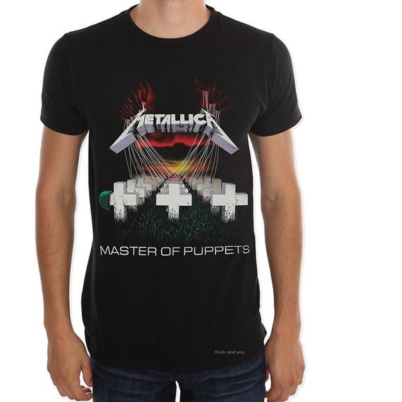 Metallica Master Of Puppets thrash metal rock Official T-Shirt L NWT - Picture 1 of 2